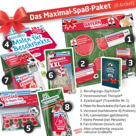 Soothing Suppositories® for Bayern Fans – Liquorice Suppositories for FC Bayern fans to take in Defeats, Goals Opponents and Anxiety of Losing – Choose Our Crazy Men Gift Sets About Colour, xxl