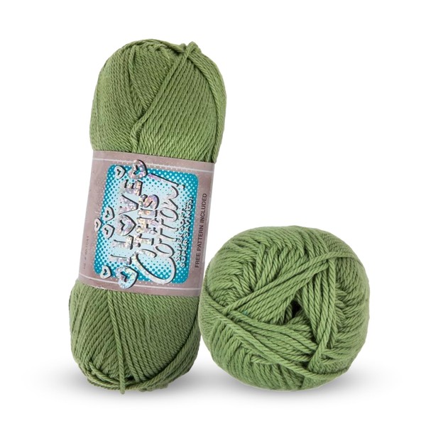 I Love This Cotton Medium Yarn for Crocheting & Knitting