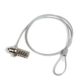 MITAS ER-NTLK-DIAL Security Wire [Dial Type] 4 Digit Locking Cable 4.3 ft (1.1 m) for Laptops and PCs, Anti-Theft
