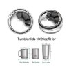 Magnetic Spill Proof Replacement Lid - Compatible for Yeti Tumbler,Rambler,
