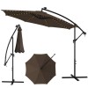 Patio Offset Umbrella 10 Feet With 112 Led Lights Solar