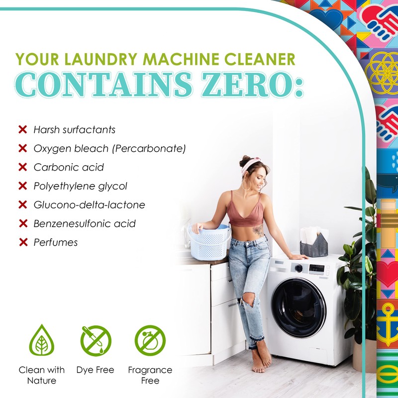 Truly Free Laundry Washing Machine Cleaner and Deodorizer | Top