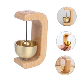 GRIRIW Shopkeeper Bell Chime Wind Bell for Door Entry Decorative Door Alert for Offices Cafes Homes Natural Design