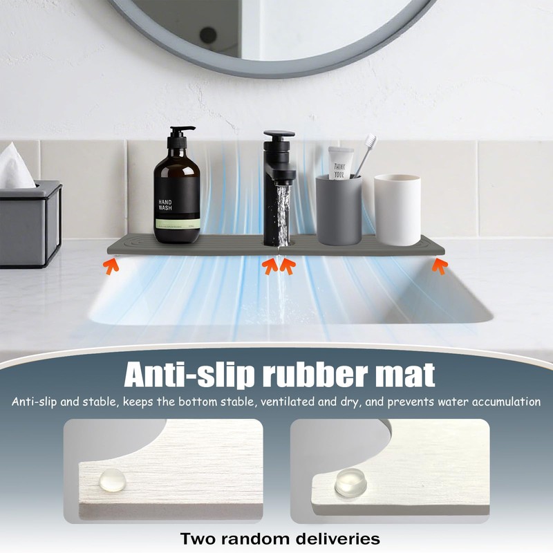 Stargaz Faucet Mat For Kitchen Sink，Sink stone quick dry around