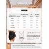 Dokotoo Womens Waistband Swim Skirts for Women Tummy Control High