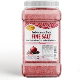Spa Redi Pedi Bath Fine Salt Pomegranate 128 oz