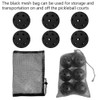 6 - Pack Pickleball Balls, 40 Holes Outdoor Pickleballs, High