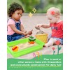 AtMini AtMini Sensory Bin Sand Tray with Lid for Toddlers