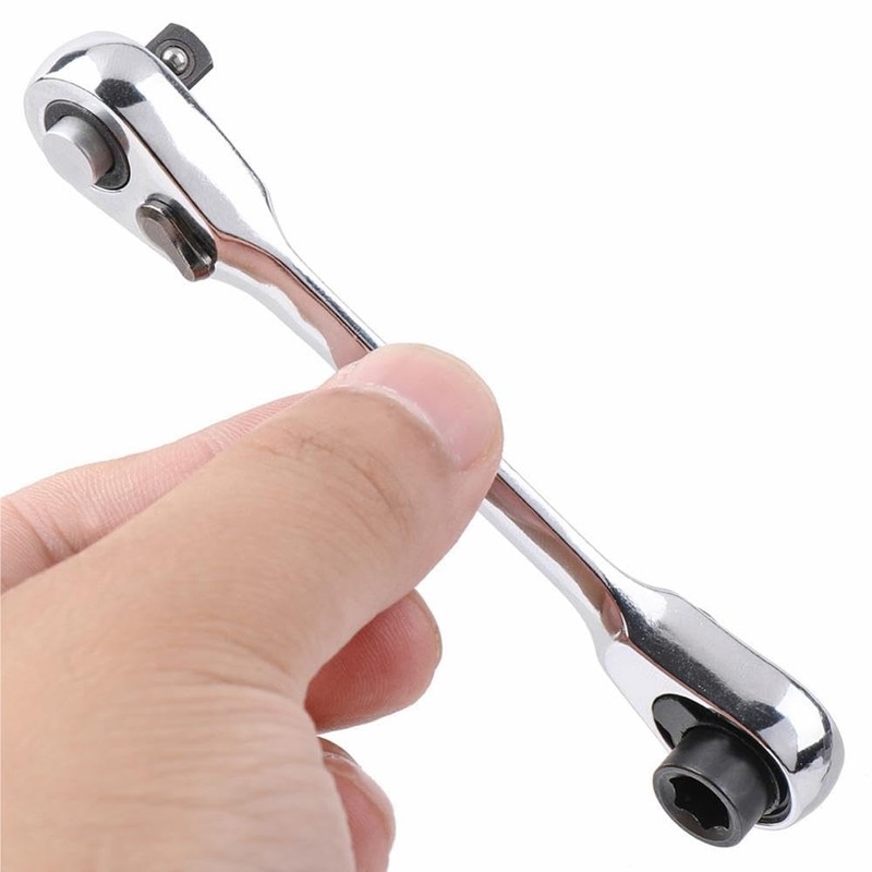 ＹＷＨＷＬＸ 1/4 Inch Mini Ratchet Wrench Set, 72-Tooth Compact Torque