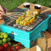 Charcoal Grill Single Use Compact Detachable Stainless Steel Portable Barbecue
