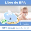 Chupón ortodóntico con dibujos animados Chupon Bebe De Lujo, Rey