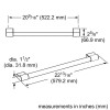 Thermador Professional Series PR22HNDL20 22" Door Handle STAINLESS STEEL New