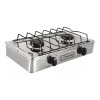 Lion Tools Parrilla Estufa De Gas Acero Inoxidable 2 Quemadores