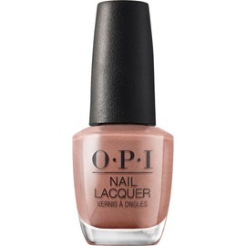 OPI NLL15 Nail Lacquer, High Color Pigment, Easy to Apply, 0.5 fl. oz. (15 ml), Beige Sparkles