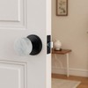 dairazan Marble Door Knob with Lock for Bathroom Bedroom Kitchen