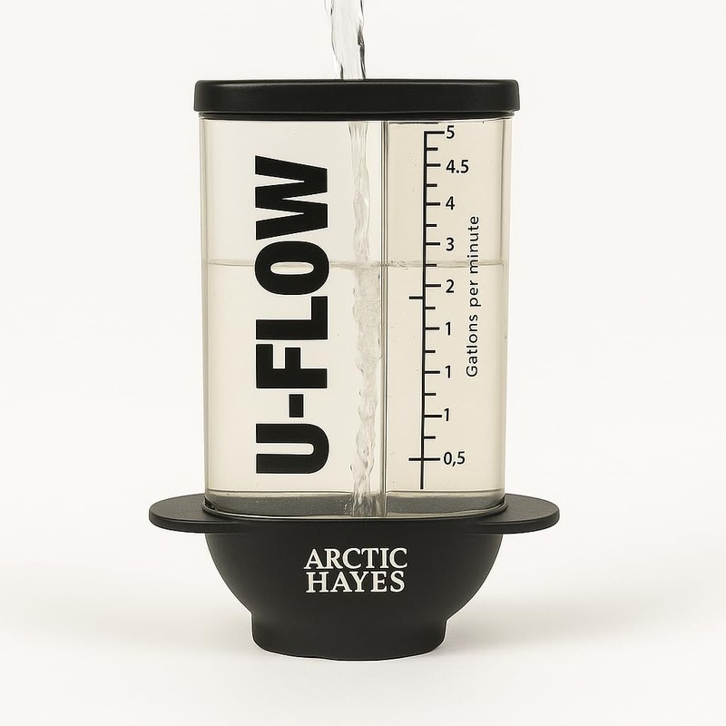 Kudos-Trading U-Flow Handheld Water Flow Tester – Portable Water Flow