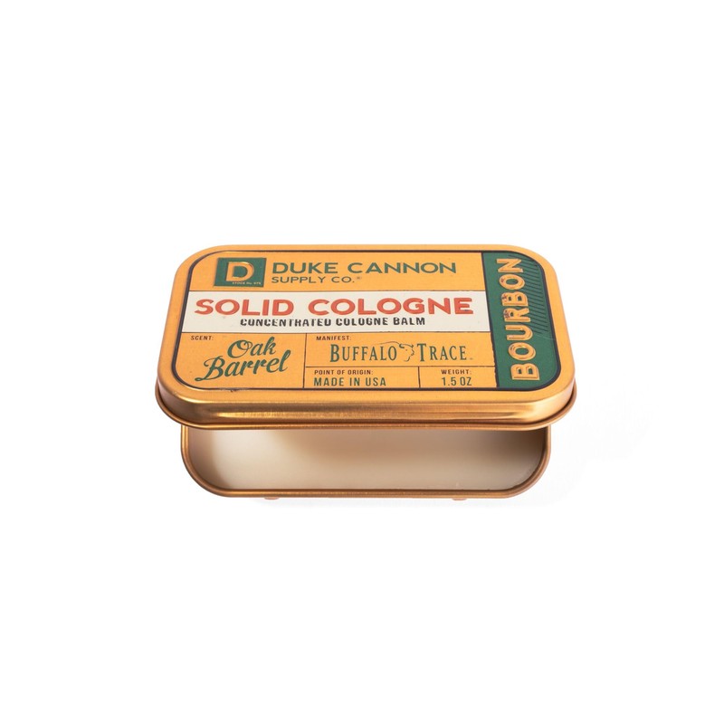 Duke Cannon Supply Co. Solid Cologne for Men Bourbon (Woodsy,