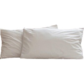 Pillow Case Waterproof 45x60cm Anti-Bacterial Dust Mite Resistant Pillow Cover Pillowcase (Sand, 45x60cm (Medium))