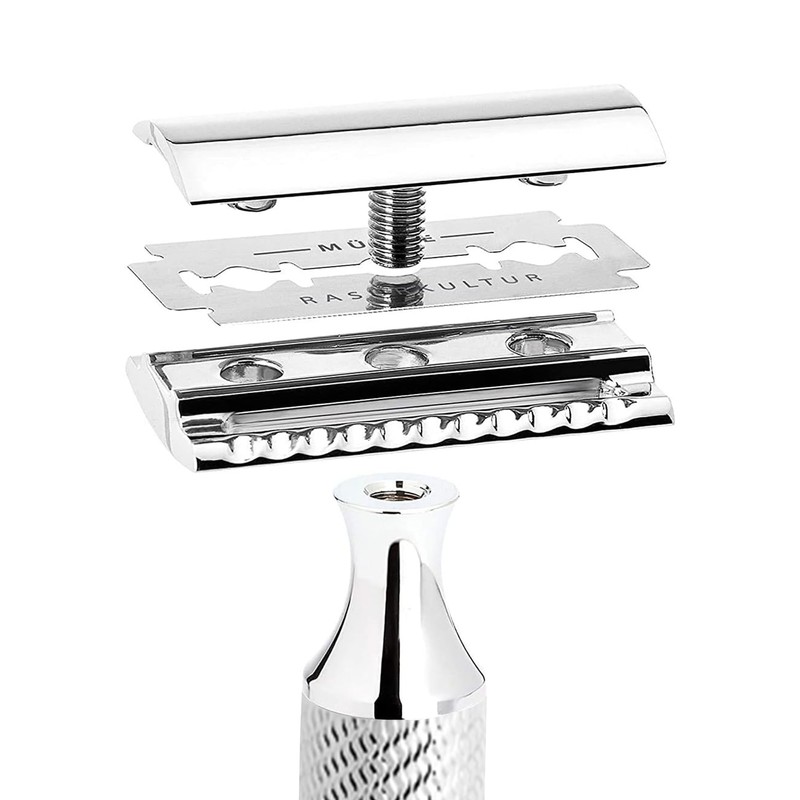 Mühle Safety Razor Closed Comb Metal Black