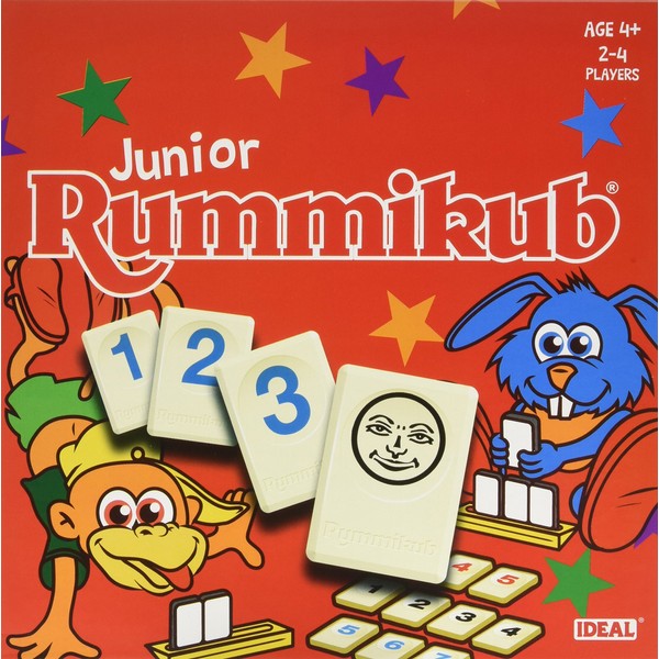 IDEAL | Rummikub Junior: The fast-moving numbers game which develops numeracy skills | Classic Games | For 2-4 Players | Ages 4+