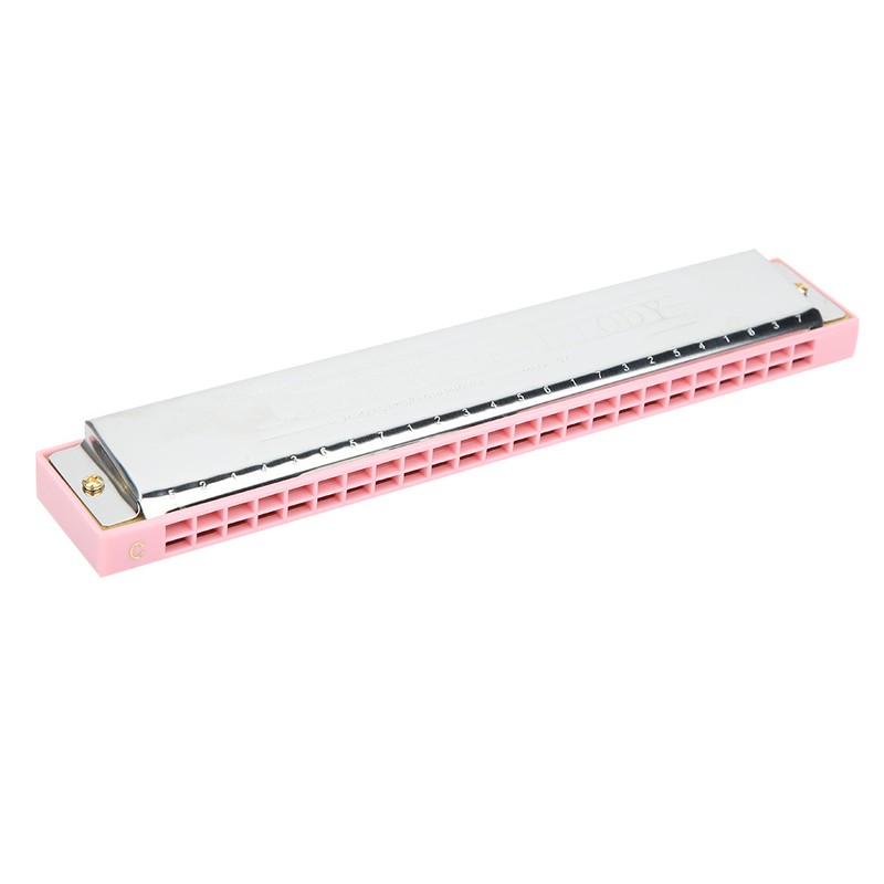 Professional Mouthorgan Harmonica Diatonic Harp C Key Stainless Steel Cover