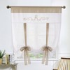 SIMPVALE 1 Piece Roman Blind Voile Curtains Window Decoration for