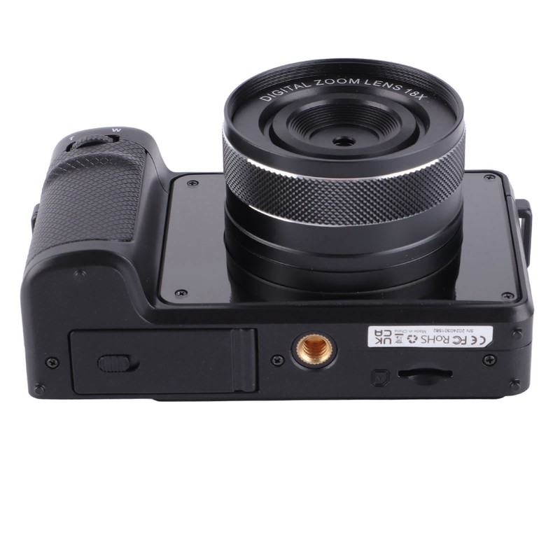 Wifi Digital Camera Dual Lens Front Rear 4K 64MP Portable