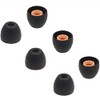 ALXCD Eartips Compatible with Sony WF-1000XM4 Earbuds, S/M/L 3 Pairs Soft Silicone Ear Tips Earbuds Tips, Compatible with Sony WF-1000XM4 Silicon Tips XM4 3 Pairs, S, Black