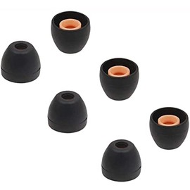 ALXCD Eartips Compatible with Sony WF-1000XM4 Earbuds, S/M/L 3 Pairs Soft Silicone Ear Tips Earbuds Tips, Compatible with Sony WF-1000XM4 Silicon Tips XM4 3 Pairs, S, Black