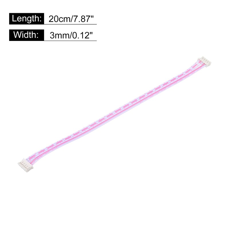 sourcing map PH 2.0 Double Female Connector Plug 5 Pins