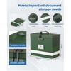 Oterri 2 Pack Fireproof Document Box With Lock, Portable File
