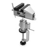 QWORK 3" Universal Tabletop Clamp Vice Tilts Rotate 360°, Portable