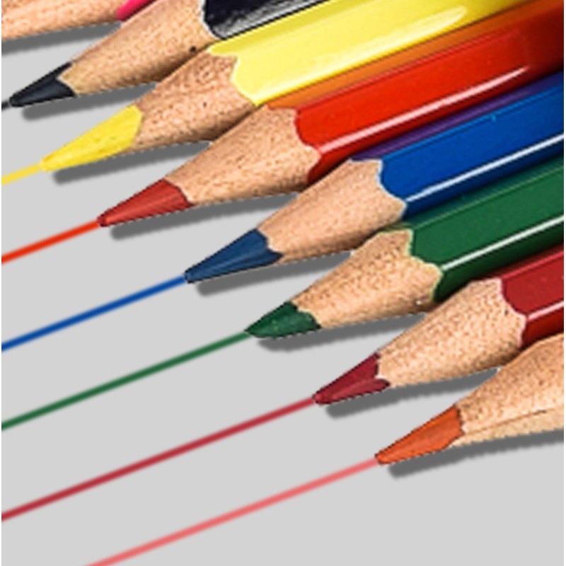 ARPAN Colouring Pencil - Assorted Colours Sharpened Long-Lasting Coloured Pencils