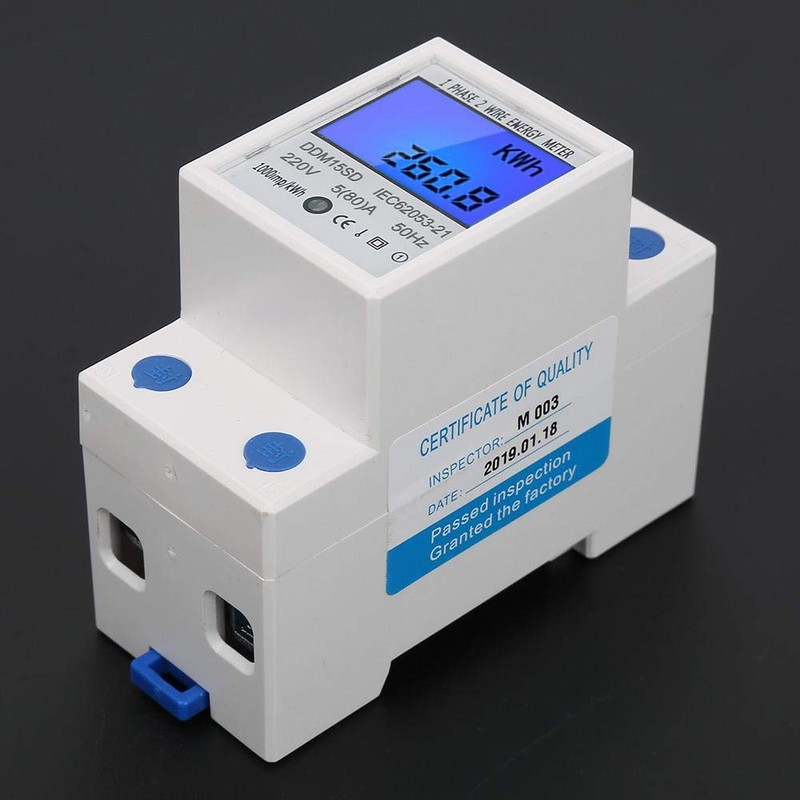 Medidor KWH de Energía Electrónica Monofásico de 220 V 5-80