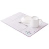 OKA Ag+ Sink Mat, Antibacterial, Odor-Resistant, Approx. 11.0 x 15.7
