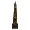 Ebros Egyptian Temple of Ra Gold Black Luxor Obelisk With