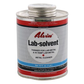 Alvin 16 oz Lab Solvent Thinner for Lab Metal & Hi Temp Lab Metal & Metal Cleaner