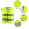 4 Pieces Hi Vis Vests for Kids,Kids High Visibility Reflective