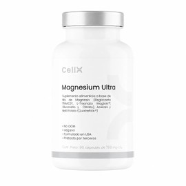 Cellx Magnesium Ultra 390 Magnesio Elemental Bisglicinato Traacs Magtein Gluconato Citrato Complejo Cápsulas Porciones