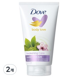Dove Body Love Awakening Care Hand Cream Green Tea & Lavender Fragrance, 75ml, 2 pcs / 도브 바디러브 어웨이크닝 케어 핸드크림 그린티 앤 라벤더 향, 75ml, 2개