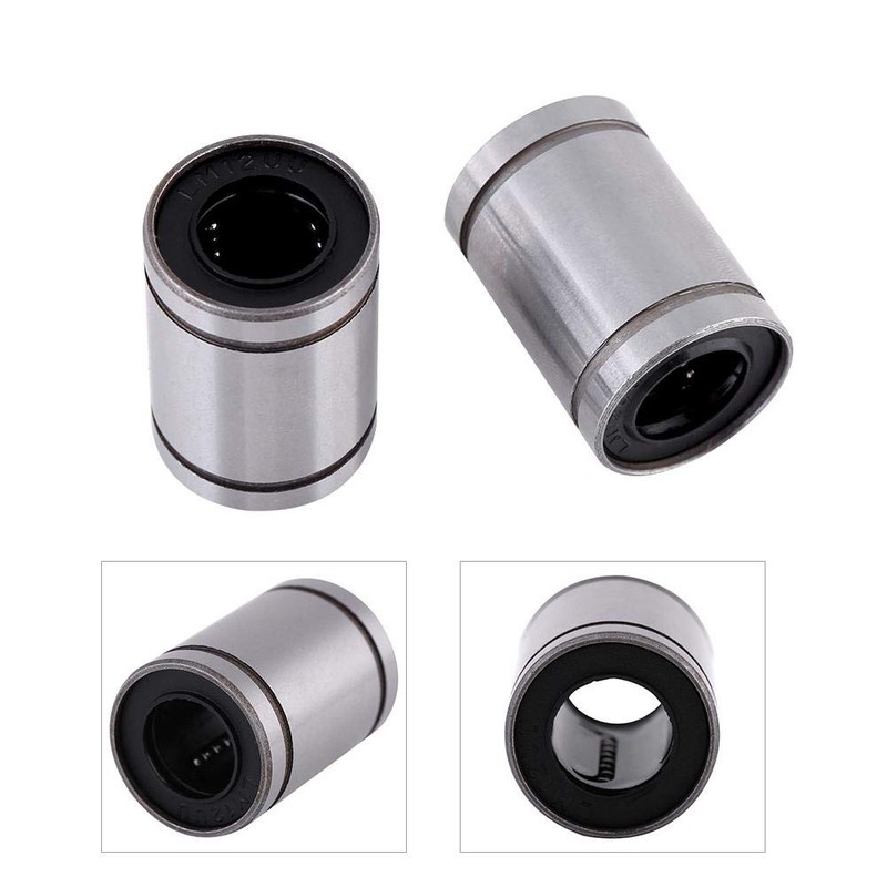 Akozon LM12UU Linear Motion Bearing, 10 Pieces Linear Motion Ball