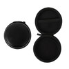 DOITOOL Headphone Case Earphone Storage Bag Round Shape Metal Zipper