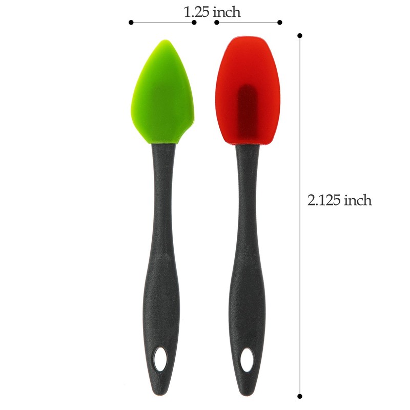 PrepSolutions Mini Silicone Spatulas – Set of 2, Flexible, Heat-Resistant,