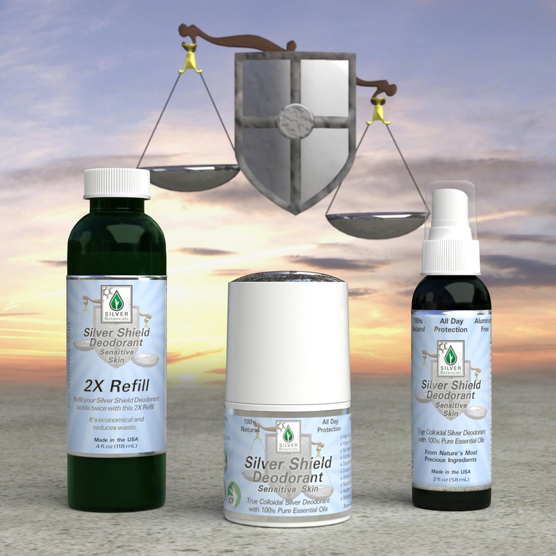 Silver Shield Deodorant - Sensitive Skin Formula - Spray-on, All