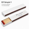 jameitop® 2 XXL / Jumbo Packs of Matches Without Print/White
