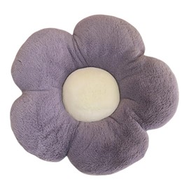 champracer Flower Cushion, Normal Cushion, Cute Cushion, Chair Cushion, Sofa Cushion, Decorative Cushion, Car Cushion (Purple, 35 x 35)