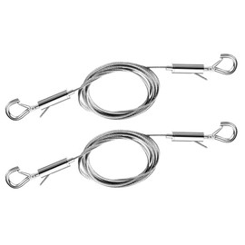 2PCS Adjustable Picture Hanging Wire Kit,Heavy Duty Mirror, Art Frame Hanging Solution,3.3FT Stainless Steel Rope,Supports Up to 66lbs for Hanging Mirrors,Picture,Artwork,Lamps,Basket,Signs