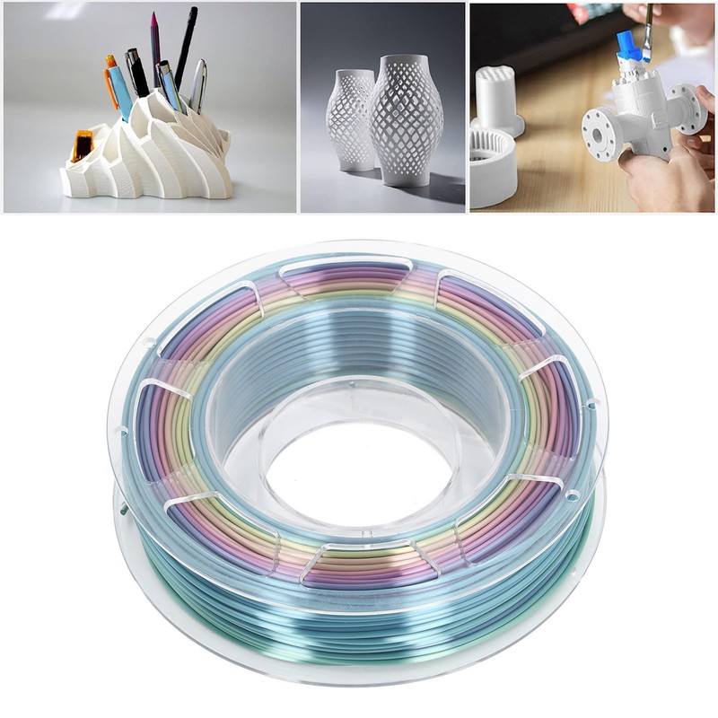 1.75mm 3D Printer PLA Filament Rainbow Gradient Color Printer Filament