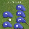 11pcs Golf Iron Covers Magnetic Closure Golf Head Covers Wedge