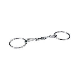 Kerbl Snaffle Loose Ring Bit - French Link 13,5 cm